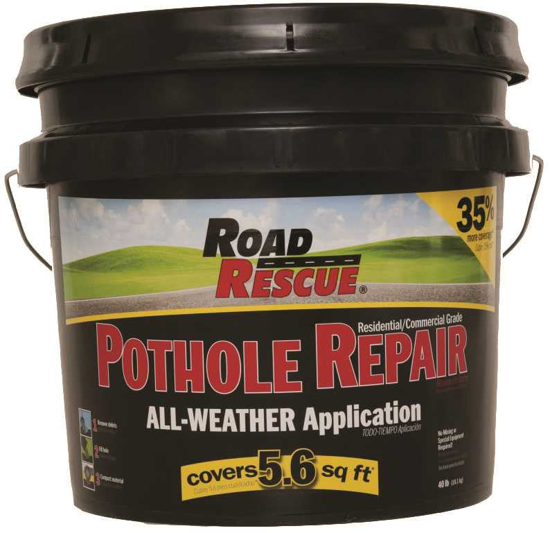 Road Rescue&trade; Asphalt Repair, 40 Lb. Pail