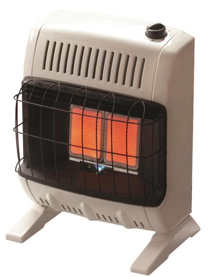 Heatstar Vent-free Infrared Propane Gas Heater, Off-white, 15-3-4 In., 10,000 Btu