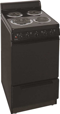 Premier 2.42 Cu. Ft. Freestanding Electric Range, Black