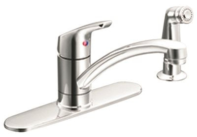 Cleveland Faucet Group Baystone Kitchen Faucet With Side Spray Chrome