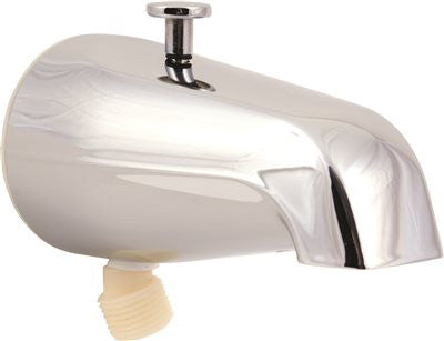 Proplus&trade; Bathtub Spout With Diverter And Abs Bottom Shower Adapter, Chrome, 3-4-inch Ips