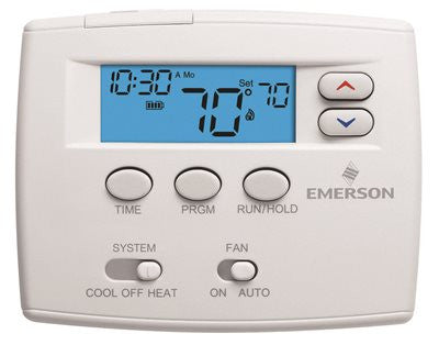 Emerson Programmable Thermostat 2 In. Blue