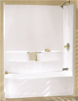 Performa&trade; Bathtub With Right-hand Drain, 60x29 In., White, 5-pack