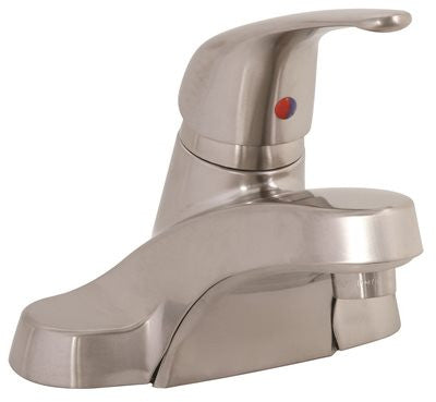 Westlake Bathroom Faucet Single Lever Pvd Brushed Nickel 50-50 Pop Up