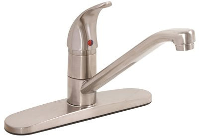 Kitchen Faucet Without Sprayer Pvd Brushed Nickel