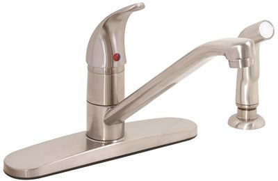 Kitchen Faucet With Sprayer Pvd Brushed Nickel