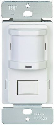 Motion Sensor 120v 500w Lights Off & Auto Push Button White