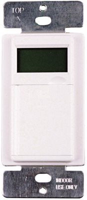 Timer 7 Day Programmable  Lcd Digital In Wall White