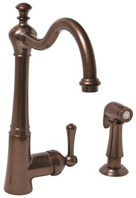 Kitchen Faucet Single Lever With Sprayer Oil Rubbed Bronze