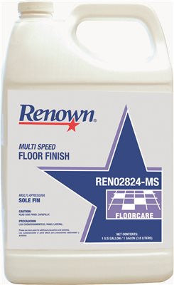 Renown&reg; Multi Speed Floor Finish, 1 Gallon