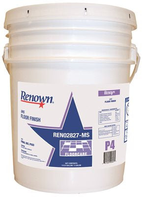 Renown&reg; Uhs Floor Finish, 5 Gallon, 1 Pail