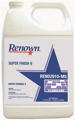 Renown&reg; Super Finish Ii Floor Finish, 1 Gallon