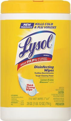 Lysol Disinfecting Wipes, Citrus Scent, 110 Count Per Tub