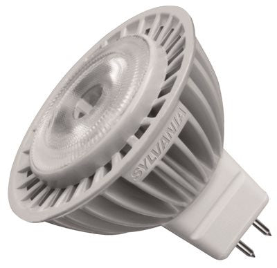 Sylvania Ultra Led Flood Lamp, Mr16, 6 Watt, 3000k, 82 Cri, Gu5.3 Bipin, 12 Volts, Dimmable