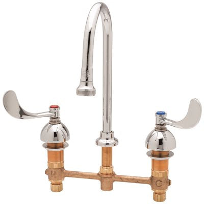 T & S Bathroom Faucet Medical 8 In. Center Rose Spray