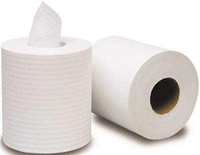 Renown&reg; Center-pull Paper Towels, White, 6.92 In. X 12.00 In., 6 Rolls Per Case