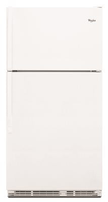 Whirlpool&reg; 18 Cu. Ft. Top Freezer Refrigerator, Black, Right