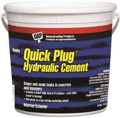 Quick Plug Hydraulic Cement, 10lb