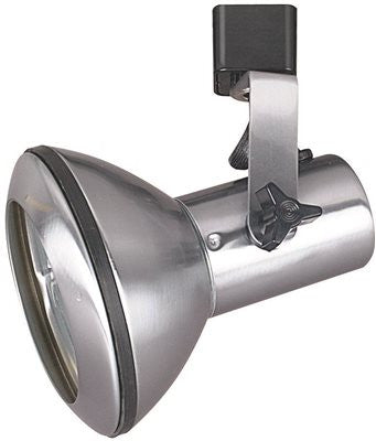 Track Light Head, Brushed Steel