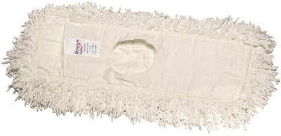 Renown&reg; 18x5 2-ply White Premium Twist Cotton Dust Mop