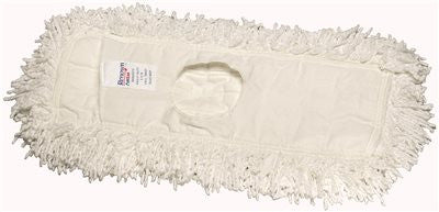 Renown&reg; 48" X 5" 2 Ply White Premium Twist Cotton Dust Mop