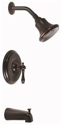 Charlestown Tub & Shower Set Parisian Bronze Finish