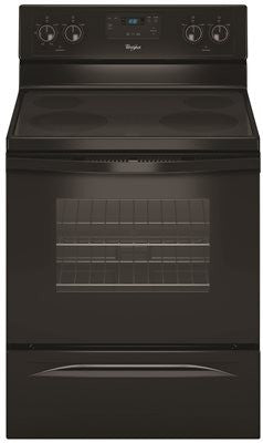 Whirlpool&reg; 30-inch  4.8 Cu. Ft. Single Oven Free-standing Electric Range, Black