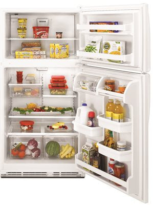 Whirlpool&reg; 21.5 Cu. Ft. Top Freezer Refrigerator, White, Reversible Door Swing