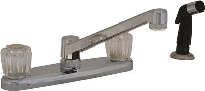 Proplus Kitchen Faucet 2 Handle With Spray