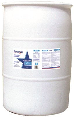 Renown&reg; Citrus Cleaner Degreaser, 55 Gallon, 1 Drum