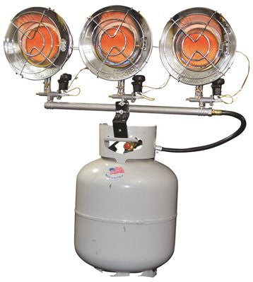 Heater Triple Head Portable Tank Mouted