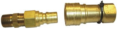 Quick Connector Fitting For Propane Or Natural Gas 3-8 In. Male X 3-8 In. Female