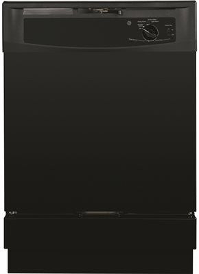 Ge&reg; Built-in Dishwasher , Black, 5 Cycles - 2 Options