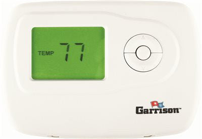 Garrison Digital Thermostat, 1 Stage Heat-cool Non-programmable