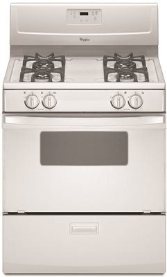 Whirlpool&reg; 30-inch  5.1 Cu. Ft. Single Oven Free-standing Gas Range, White