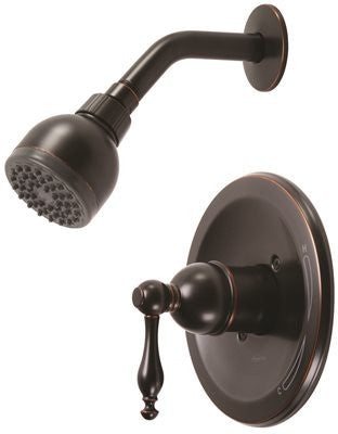 Wellington Single-handle Ceramic Disc Shower Set, Parisian Bronze