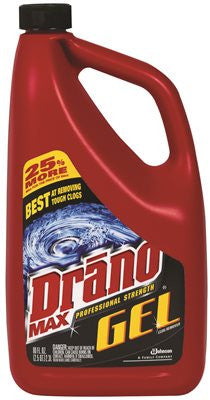 Drano* Max Gel Clog Remover 80oz Rtu Drain Cleaner