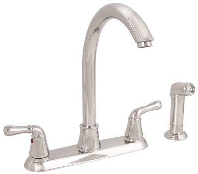 Sanibel Kitchen Faucet 2 Handle Hi Rise Chrome Lead Free