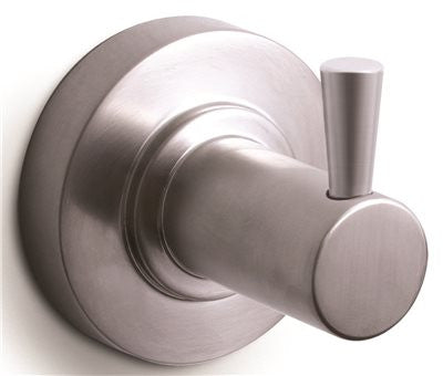 Essen&trade; Single Robe Hook, Brushed Nickel