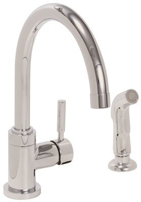 Essen&trade; Kitchen Faucet With Spray And Single Metal Lever Handle, Chrome