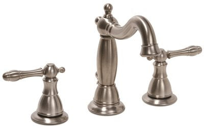 Charlestown Bathroom Faucet Two Handle Brushed Nickel Lead Free 8 In. Centers