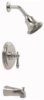 Charlestown Tub And Shower Faucet Chrome Plated