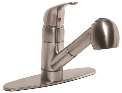 Bayview Kitchen Faucet Pull Out Lead Free Brushed Nickel