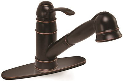 Wellington Pull Out Kitchen Faucet Parisian Bronze