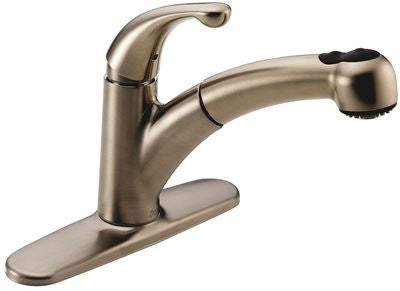 Delta Palo Kitchen Faucet With Pull Out Stainless Steel