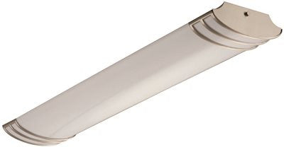 Interior Light Fixture 2-32w T-8 Brushed Nickel 4 Ft.