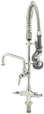 T&s Brass Mini Pre Rinse Deck Mount Unit With 6 In. Add On Faucet