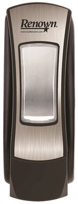 Renown&reg; Efm Foam Hand Soap Dispenser, Chrome - Black, 1250 Ml