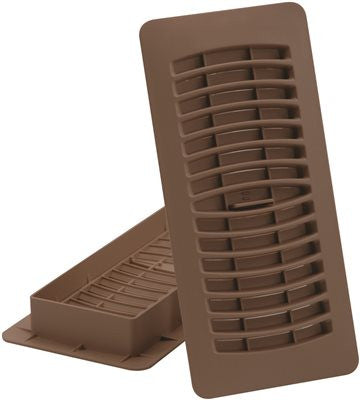 Imperial&trade; Plastic Floor - Ceiling Register, 3x10 In., Brown