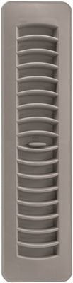 Imperial&trade; Plastic Floor - Ceiling Register, 2-1-4x12 In., Gray